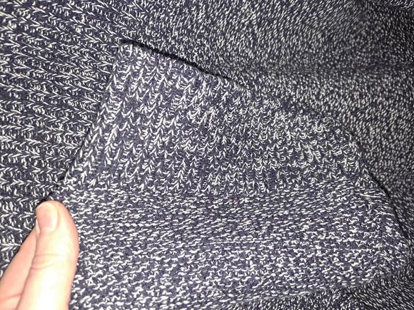 Loft Black and White Marled Scoop Neck Sweater Size Medium - Picture 3 of 6